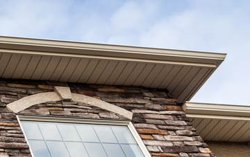 Tan Office Green diy soffit installation