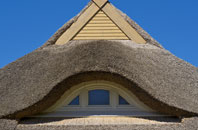 Tan Office Green thatch roofing